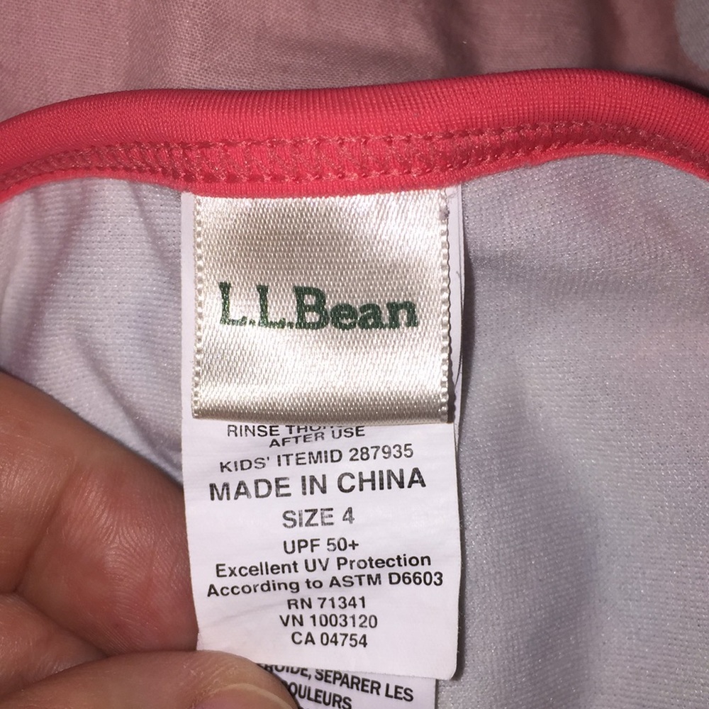 L.L. Bean Starfish Print Tankini Top & Bottom - Picture 6 of 6